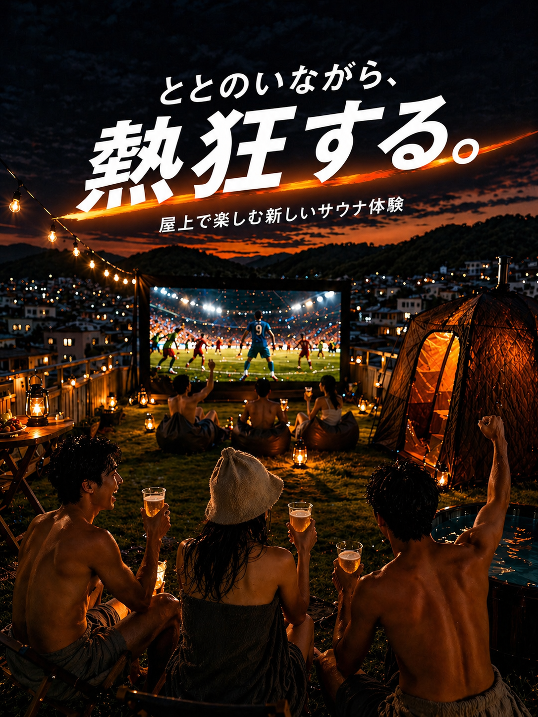 Rooftop Sauna On Air - 2026年6月佐世保にルーフトップサウナが誕生！